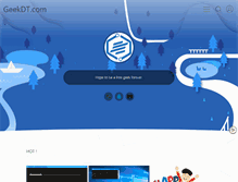 Tablet Screenshot of geekdt.com
